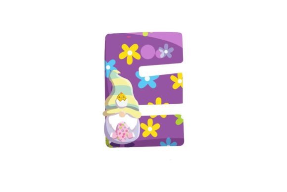 Download Easter Egg Gnome Alphabet E Illustration - Egg Collection