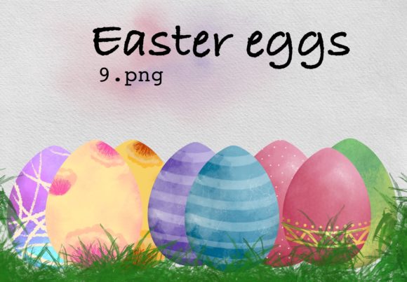 Download Easter Watercolor Eggs - Egg Collection