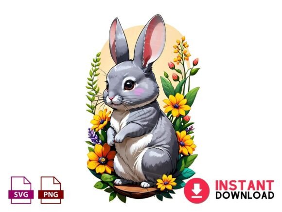 Download Vibrant Easter Bunny Png Colorful - Easter bunny Collection
