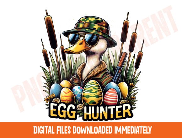 Download Egg Hunter Duck Png, Easter Duck Png - Egg Collection