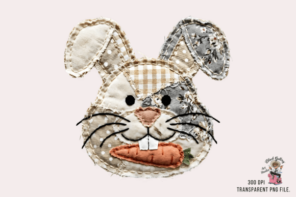 Download Patchwork Easter Bunny Png, Easter Png - Easter bunny Collection