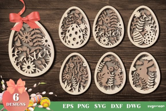 Download Easter Eggs Gift Tags Svg Bundle - Egg Collection