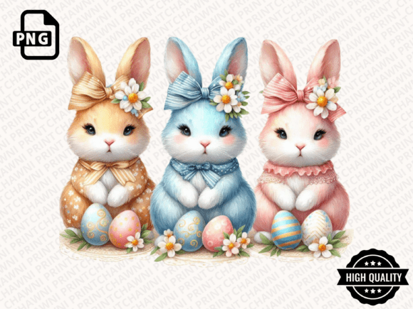Download Happy Easter PNG Coquette Easter Bunny - Easter bunny Collection