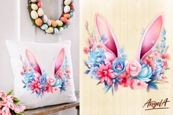 Download Easter Bunny Ears Clipart Sublimation - Easter bunny Collection