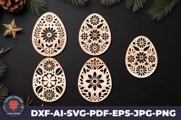Download Decorative Easter Egg LaserCut SVG File - Egg Collection