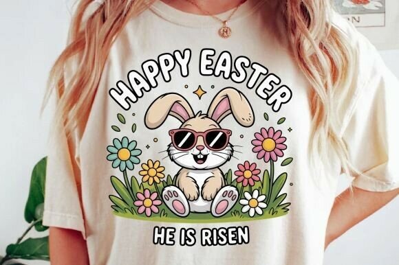 Download He is Risen PNG, Happy Easter Bunny Png - Easter bunny Collection