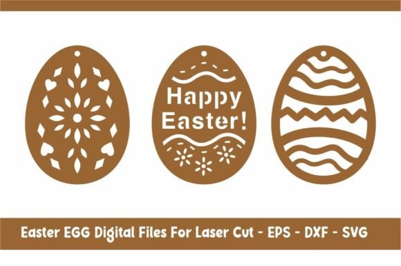 Download Easter EGG Ornament SVG Laser Cutting - Egg Collection