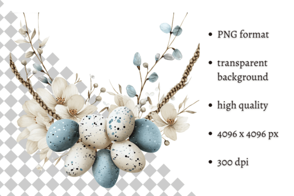 Download Watercolor Blue Easter Eggs Clipart - Egg Collection
