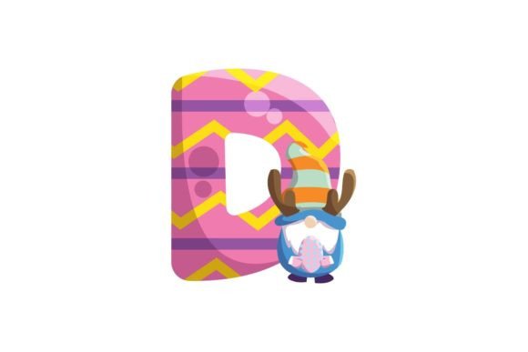 Download Easter Egg Gnome Alphabet D Illustration - Egg Collection