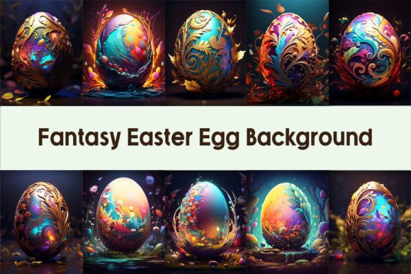Download Fantasy Easter Egg Background - Egg Collection