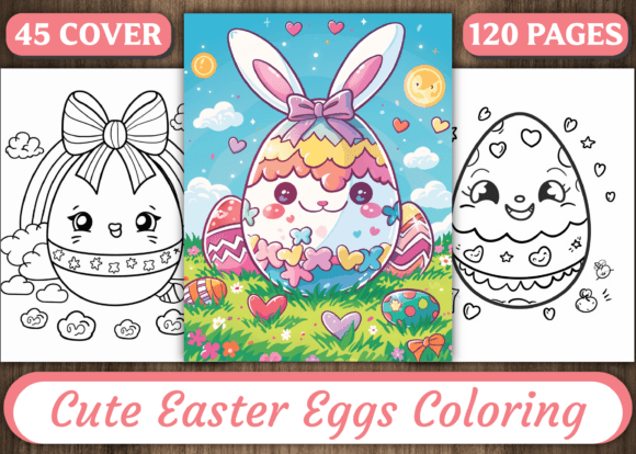 Download Cute Kawaii Easter Egg Coloring Pages - Egg Collection