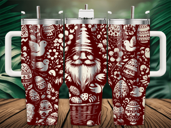 Download Floral Easter Egg Gnome Tumbler - Egg Collection