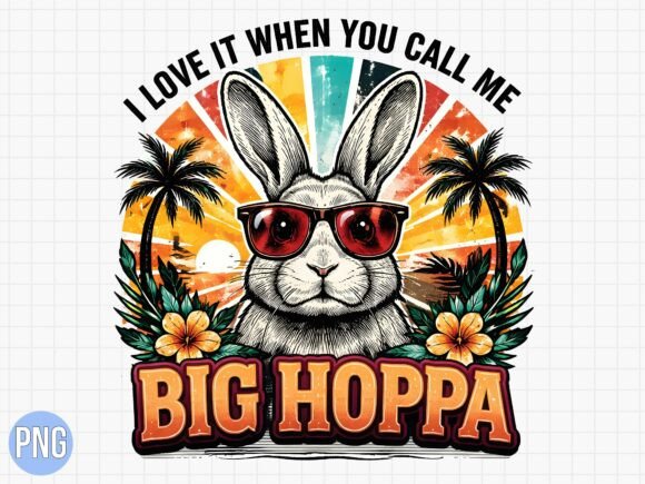 Download Big Hoppa Easter Bunny Sunglasses PNG - Easter bunny Collection