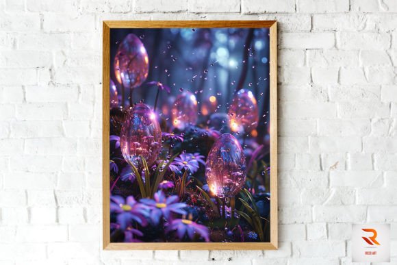 Download Fantasy Easter Eggs in the Forest Art - Egg Collection