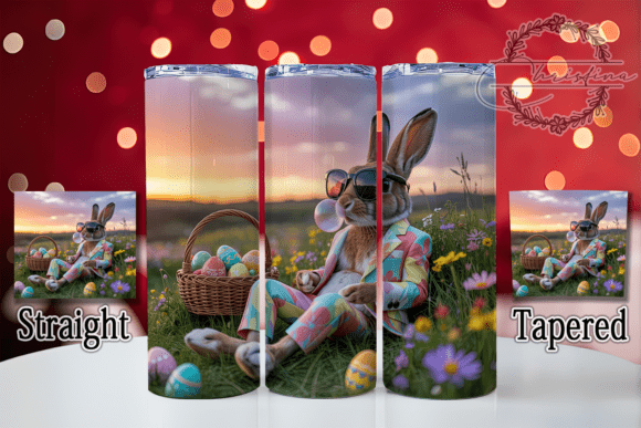 Download Pastel Floral Easter Bunny Tumbler - Easter bunny Collection