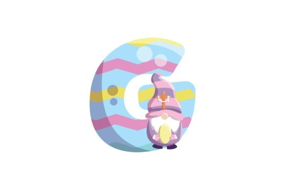 Download Easter Egg Gnome Alphabet G Illustration - Egg Collection