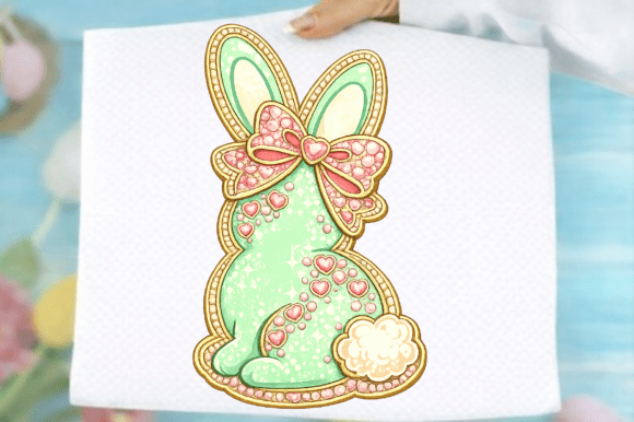 Download Coquette Easter Bunny Glitter Png - Easter bunny Collection