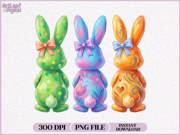 Download Hand Painted Easter Bunny PNG - Easter bunny Collection