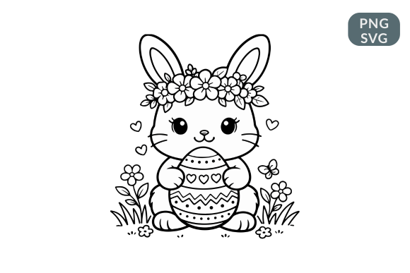 Download Easter Bunny SVG &amp; PNG - Easter bunny Collection