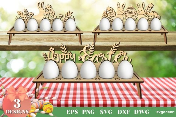 Download Easter Eggs Holder Laser Cut | SVG - Egg Collection