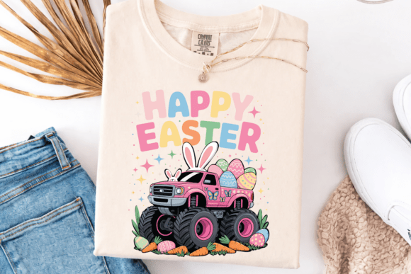 Download Happy Easter Bunny Monster Truck PNG - Easter bunny Collection