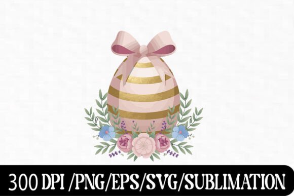 Download Elegant Easter Egg with Floral Wreath an - Egg Collection