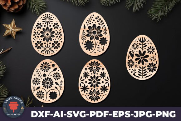 Download Decorative Easter Egg LaserCut SVG File - Egg Collection