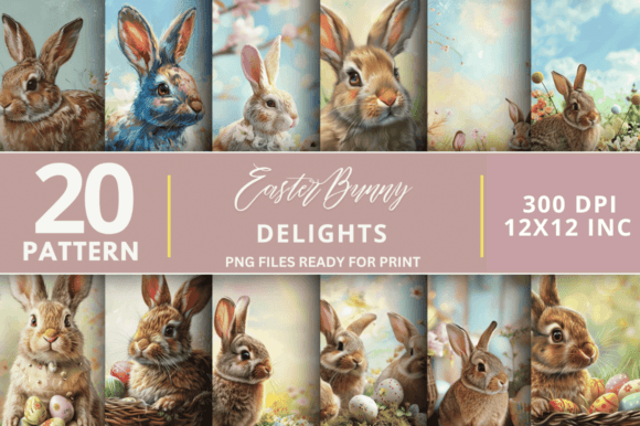 Download Easter Bunny Delights Patterns Bundle - Easter bunny Collection