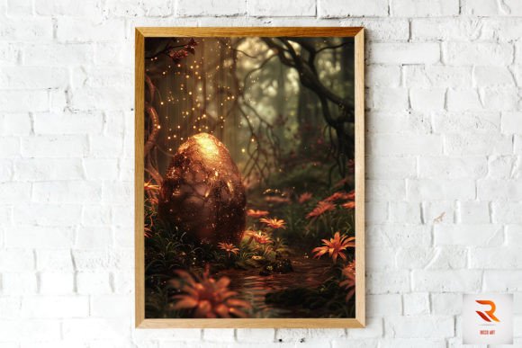 Download Fantasy Easter Eggs in the Forest Art - Egg Collection