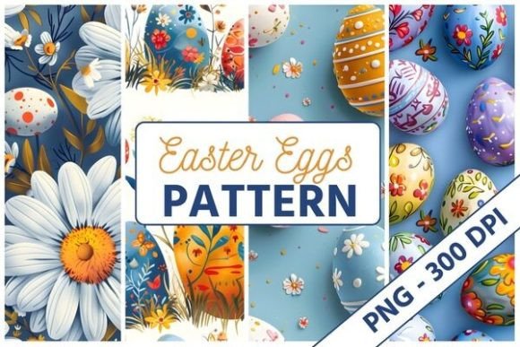 Download Vibrant Easter Egg Pattern 02 - Egg Collection