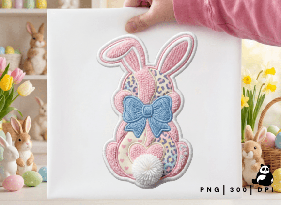 Download Faux Crochet Easter Bunny Png - Easter bunny Collection