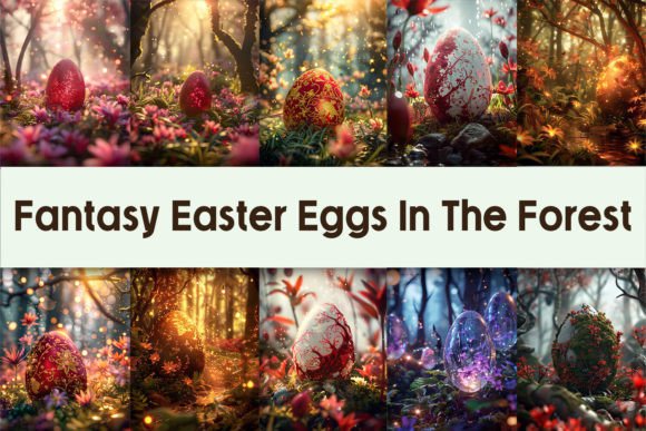 Download Fantasy Easter Eggs in the Forest - Egg Collection