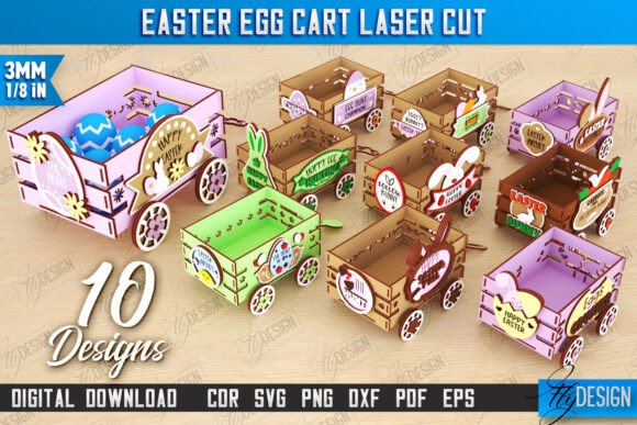 Download Easter Egg Cart Bundle|Easter Egg Holder - Egg Collection