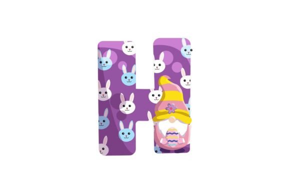 Download Easter Egg Gnome Alphabet H Illustration - Egg Collection
