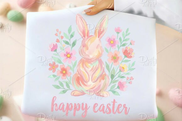 Download Boho Pastel Easter Bunny PNG - Easter bunny Collection