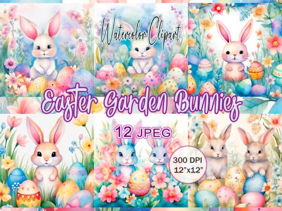 Download Cute Easter Bunny JPEG Clipart - Easter bunny Collection
