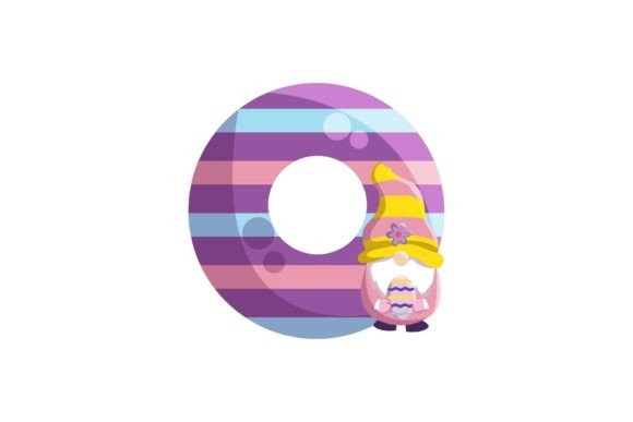 Download Easter Egg Gnome Alphabet O Illustration - Egg Collection