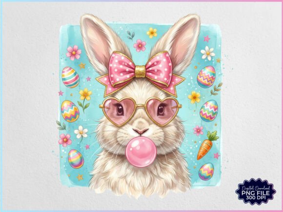 Download Cute Coquette Easter Bunny PNG - Easter bunny Collection