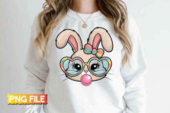 Download Easter Bunny Faux Crochet Coquette PNG - Easter bunny Collection