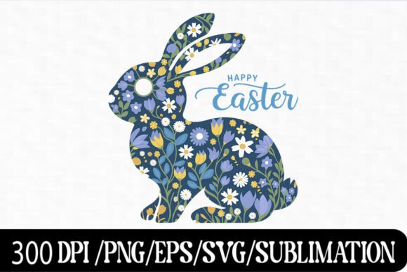 Download Happy Easter Bunny Silhouette Art - Easter bunny Collection