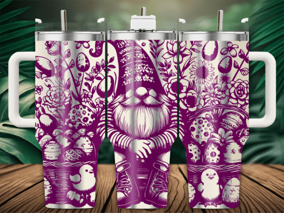 Download Floral Easter Eggs Gnome Tumbler - Egg Collection