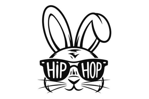 Download Hip Hop SVG Easter Bunny Sunglasses Svg - Easter bunny Collection