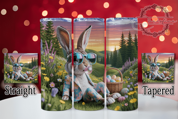 Download Pastel Floral Easter Bunny Tumbler - Easter bunny Collection